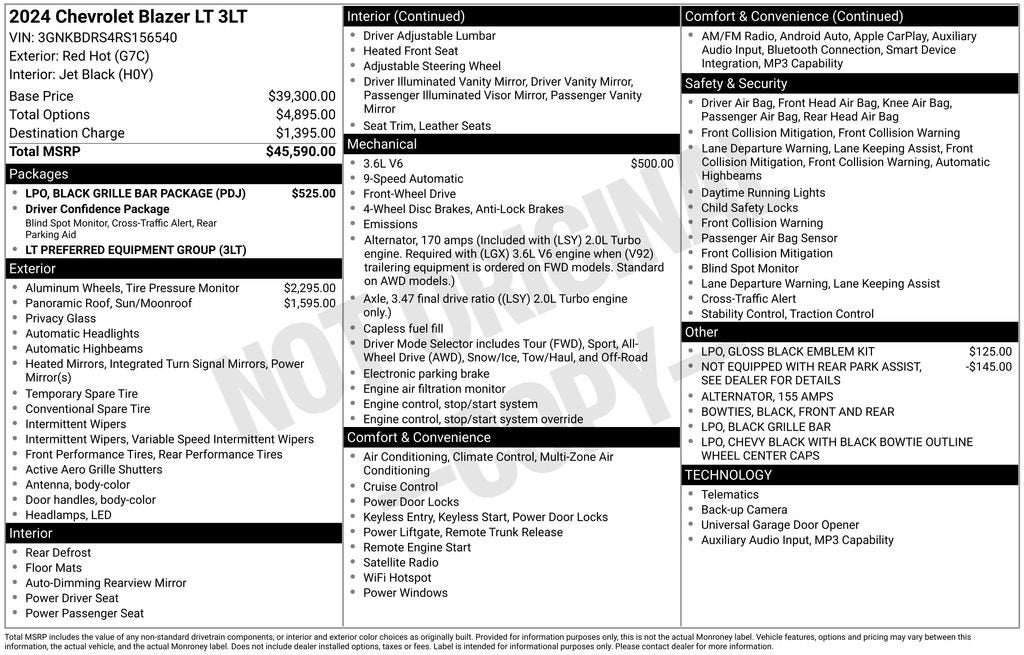 2024 Chevrolet Blazer 3LT