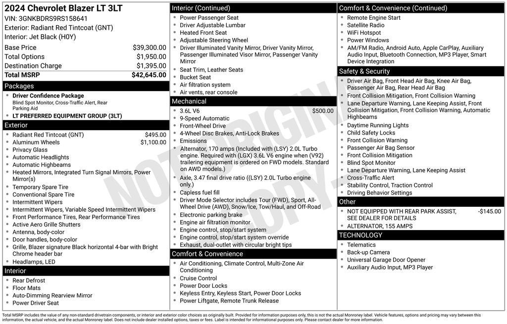 2024 Chevrolet Blazer 3LT