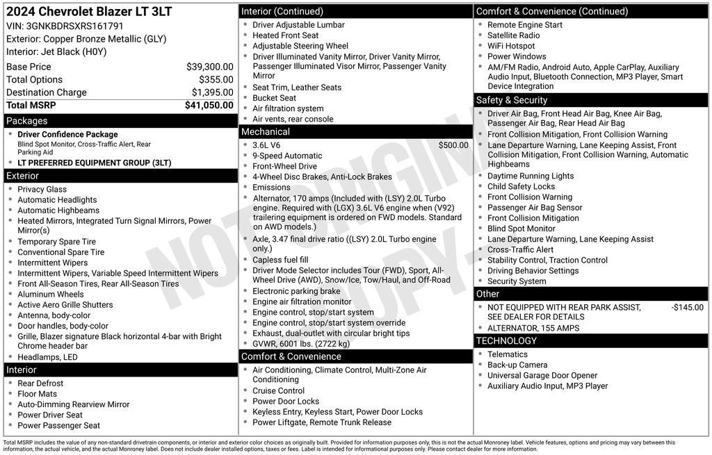 2024 Chevrolet Blazer 3LT