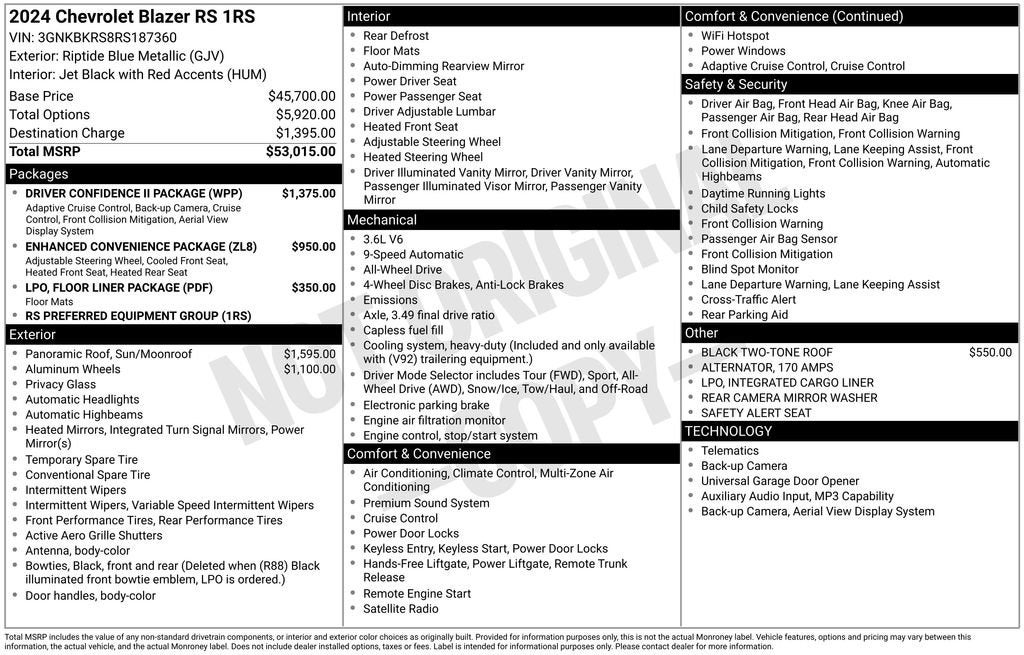 2024 Chevrolet Blazer RS