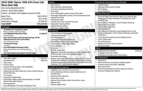 2024 GMC Sierra 1500 AT4