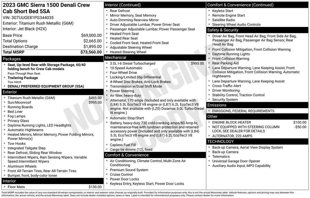 2023 GMC Sierra 1500 Denali