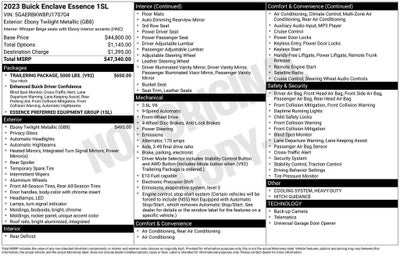 2023 Buick Enclave Essence