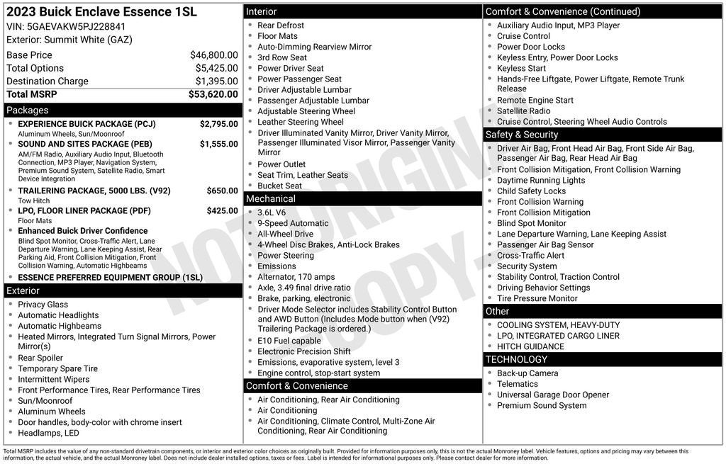 2023 Buick Enclave Essence
