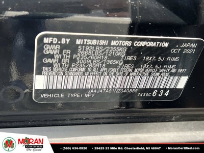 2022 Mitsubishi Outlander ES