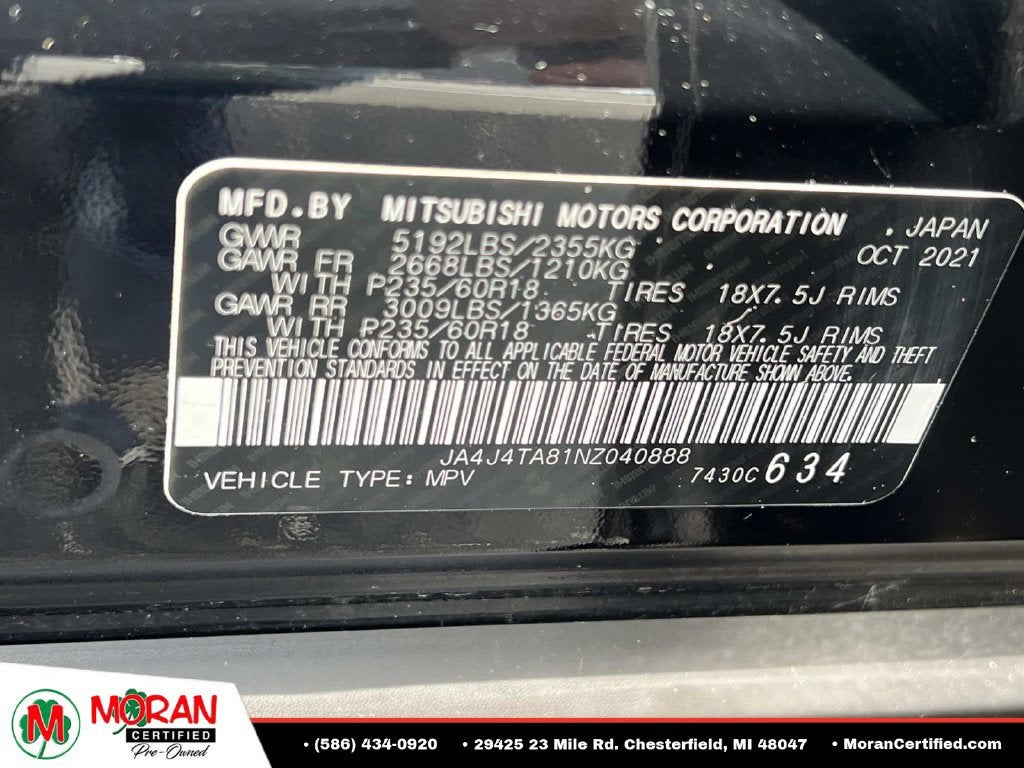 2022 Mitsubishi Outlander ES