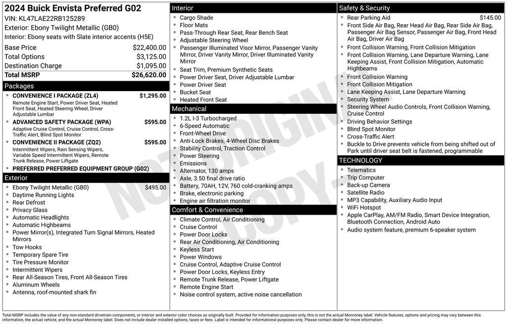 2024 Buick Envista Preferred