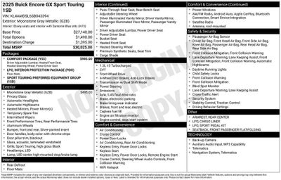 2025 Buick Encore GX Sport Touring