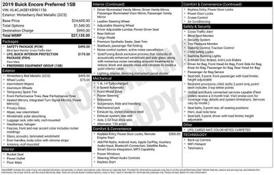 2019 Buick Encore Preferred