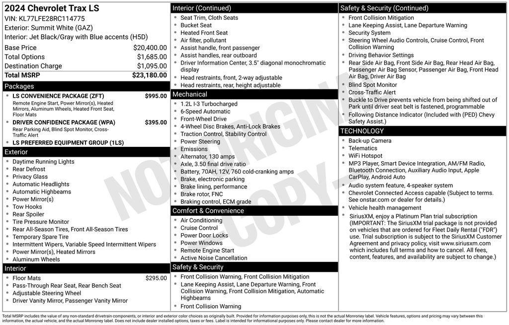2024 Chevrolet Trax LS
