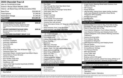 2025 Chevrolet Trax LS