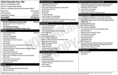 2024 Chevrolet Trax 1RS