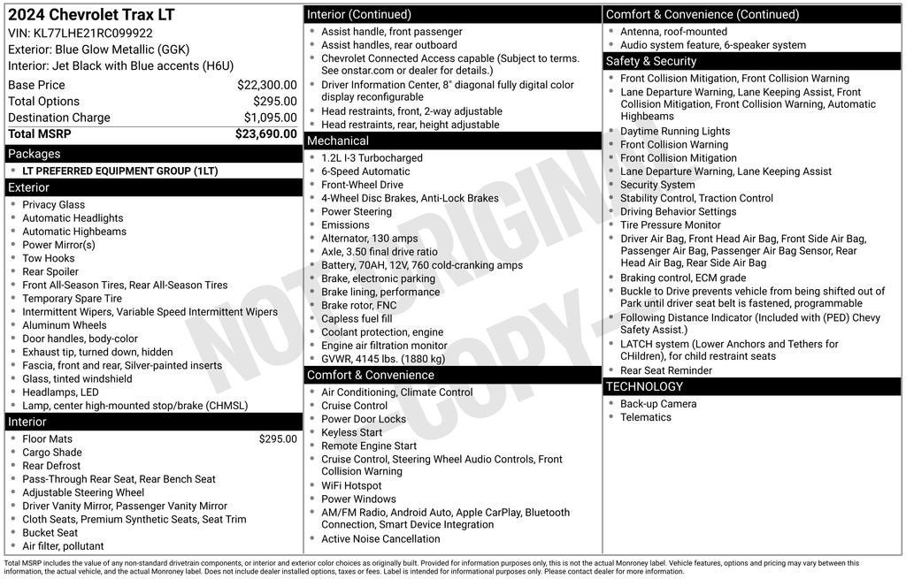 2024 Chevrolet Trax LT