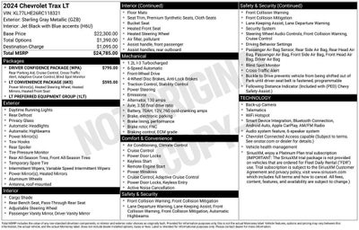 2024 Chevrolet Trax LT