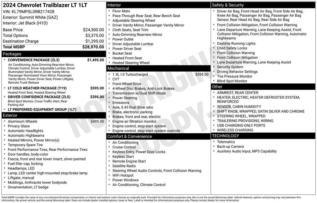 2024 Chevrolet Trailblazer LT