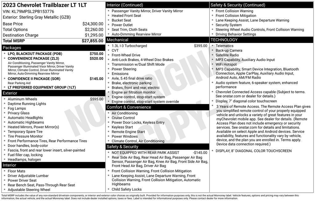 2023 Chevrolet Trailblazer LT