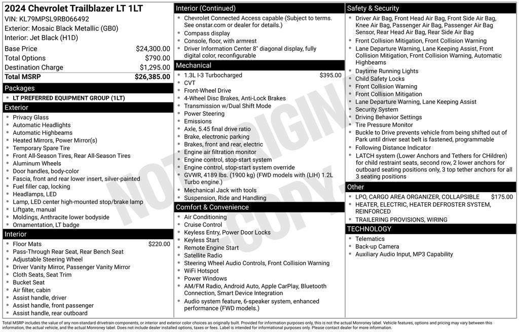 2024 Chevrolet Trailblazer LT