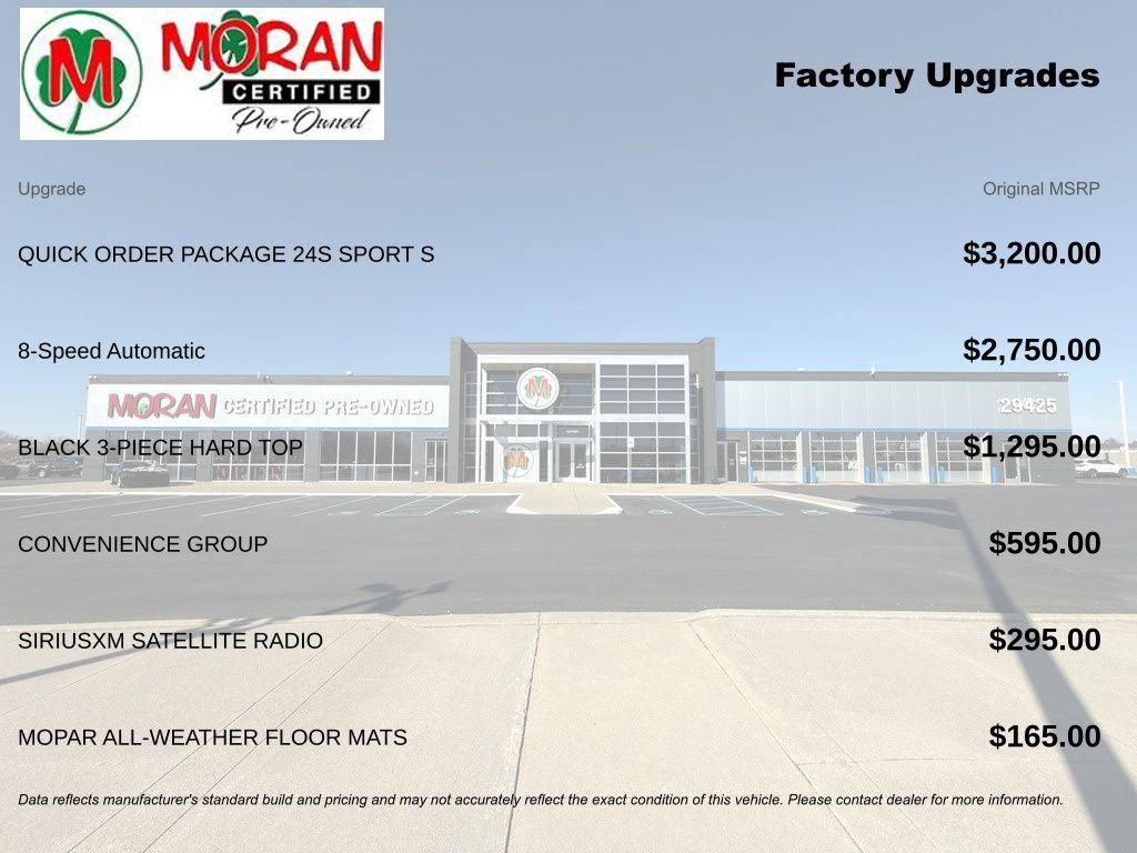 2020 Jeep Wrangler Sport S