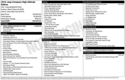 2016 Jeep Compass Latitude