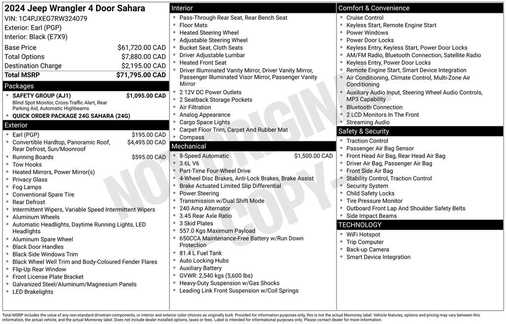 2024 Jeep Wrangler Sahara