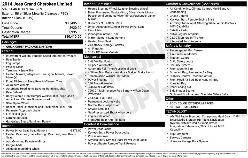 2014 Jeep Grand Cherokee Limited
