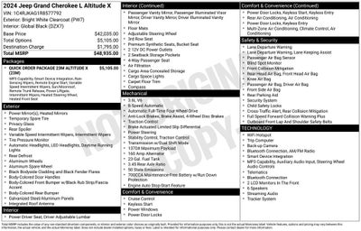2024 Jeep Grand Cherokee L Altitude X