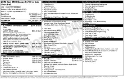 2023 RAM 1500 Classic Base