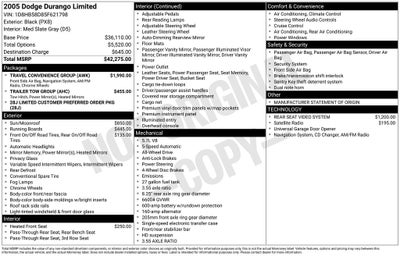 2005 Dodge Durango Limited