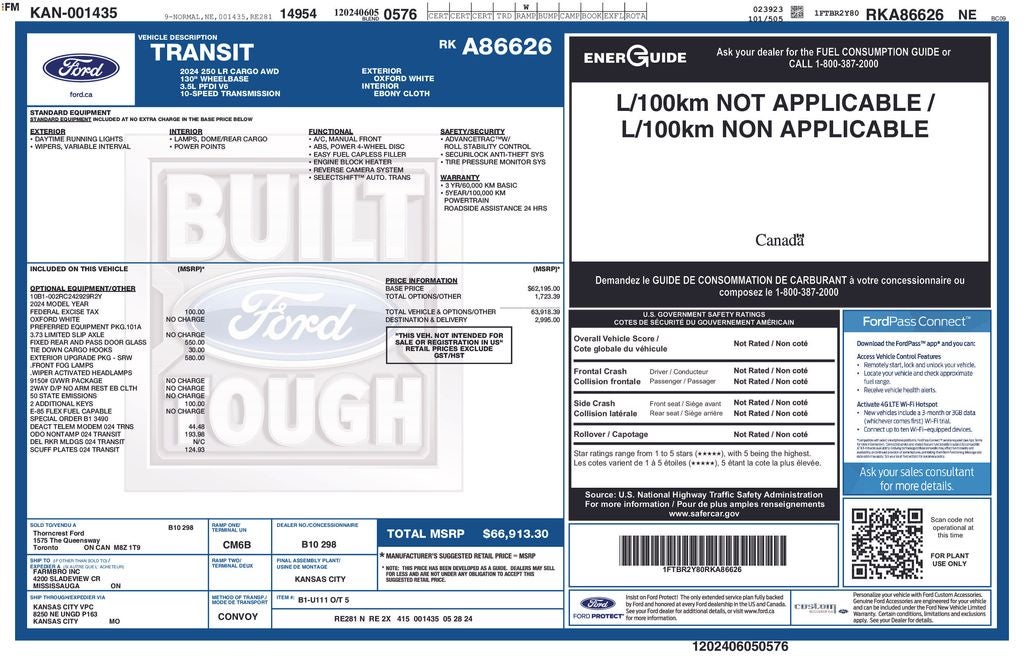 2024 Ford Transit-250 Base