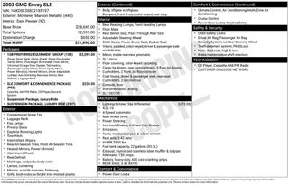 2003 GMC Envoy SLE