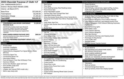 2023 Chevrolet Traverse LT 1LT