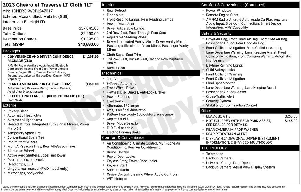 2023 Chevrolet Traverse LT 1LT
