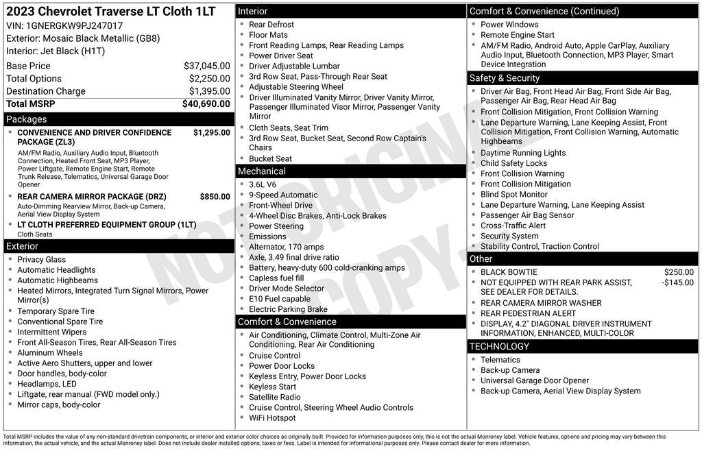 2023 Chevrolet Traverse LT 1LT