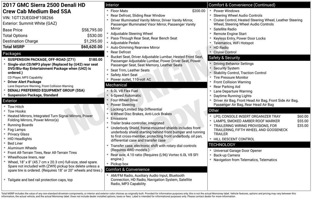 2017 GMC Sierra 2500HD Denali