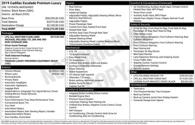 2019 Cadillac Escalade Premium Luxury