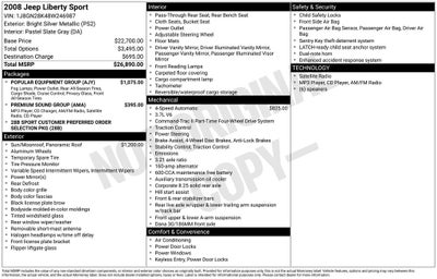 2008 Jeep Liberty Sport