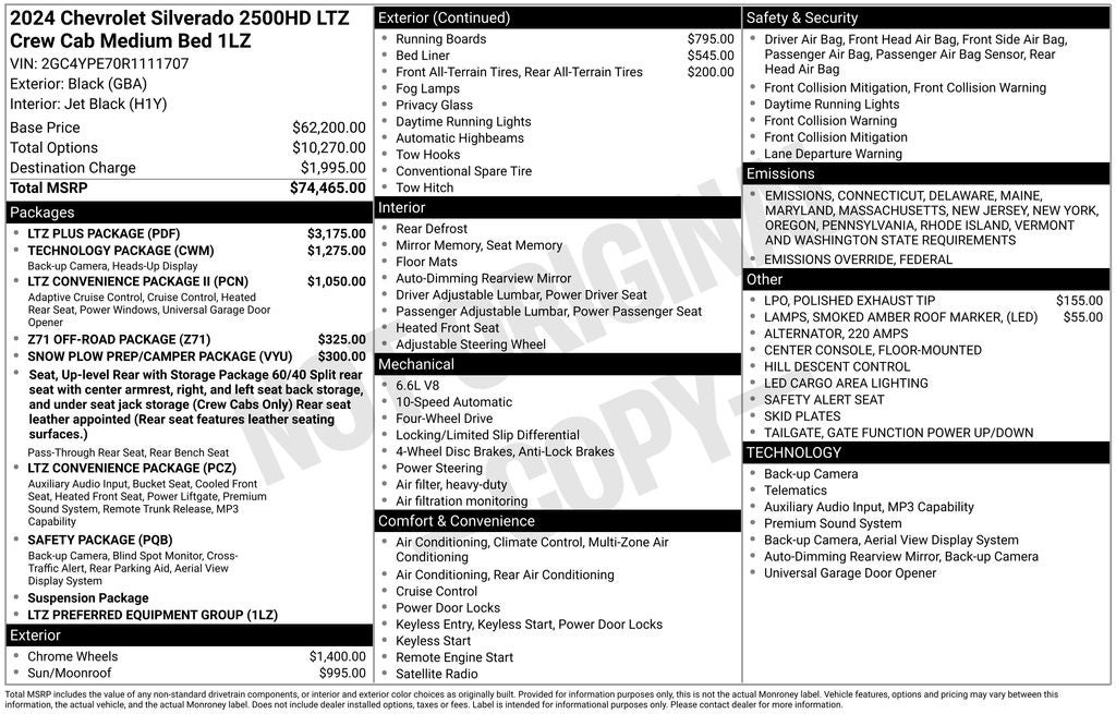 2024 Chevrolet Silverado 2500HD LTZ