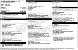 2011 Chevrolet Equinox LT 1LT