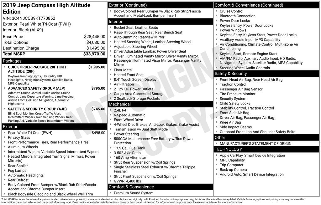 2019 Jeep Compass Limited