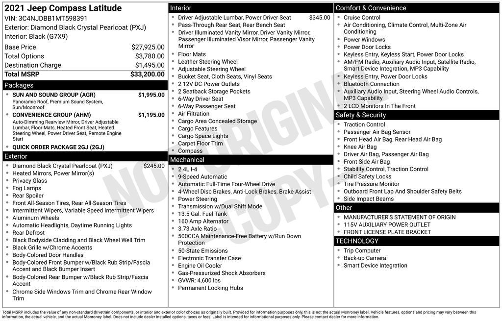 2021 Jeep Compass Latitude