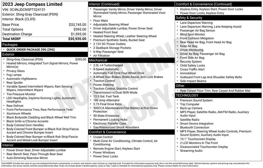 2023 Jeep Compass Limited