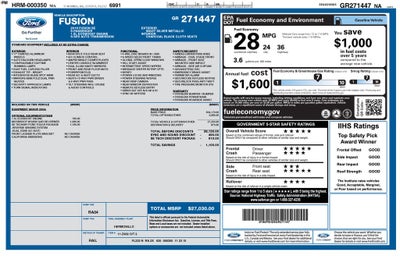 2016 Ford Fusion SE