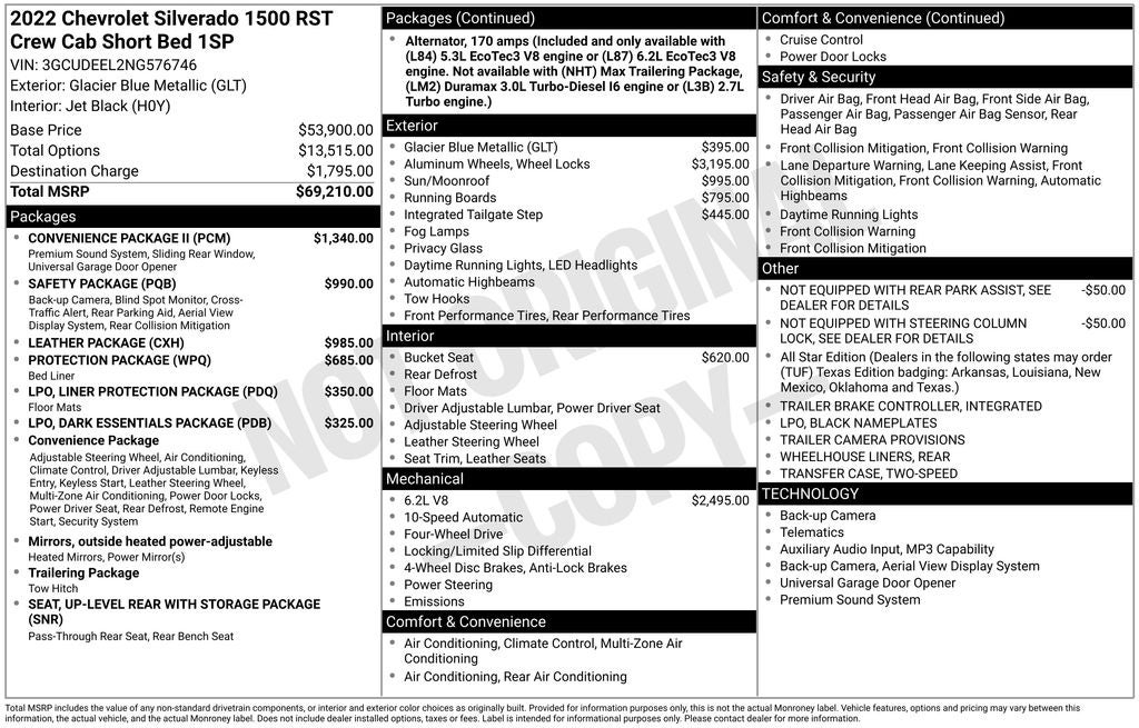 2022 Chevrolet Silverado 1500 RST