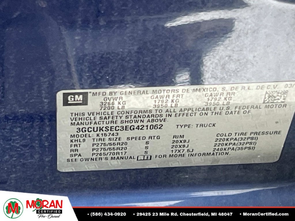 2014 Chevrolet Silverado 1500 LTZ 2LZ