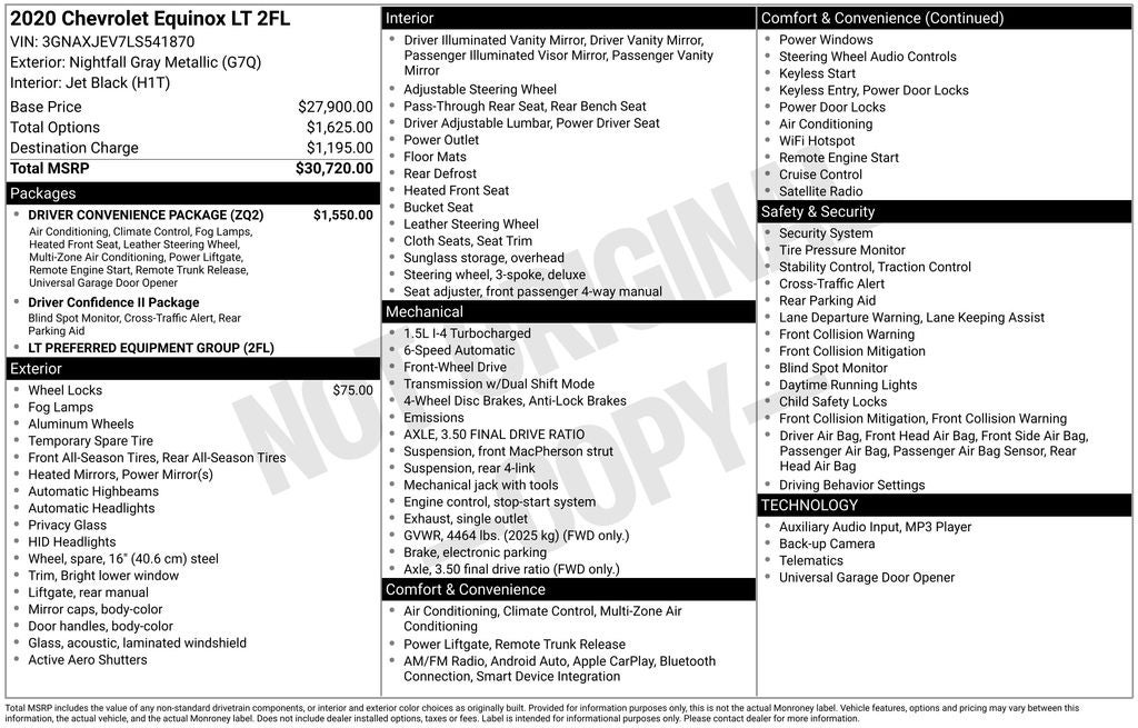 2020 Chevrolet Equinox LT