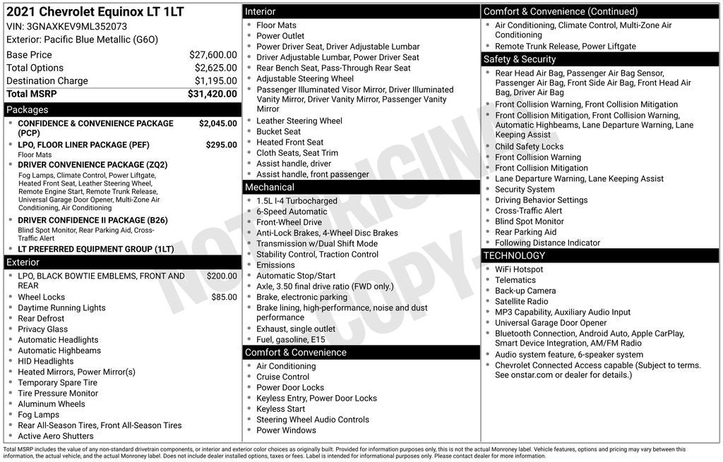 2021 Chevrolet Equinox LT