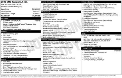 2022 GMC Terrain SLT