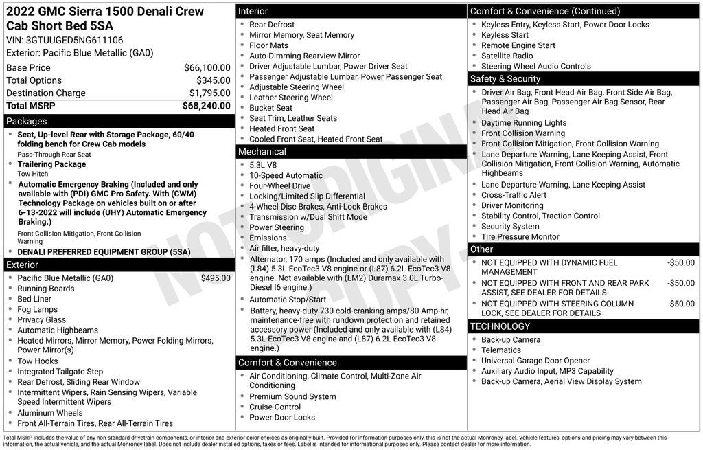 2022 GMC Sierra 1500 Denali