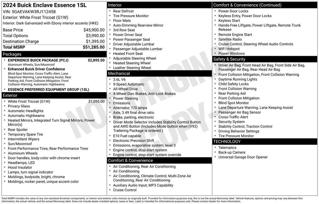 2024 Buick Enclave Essence