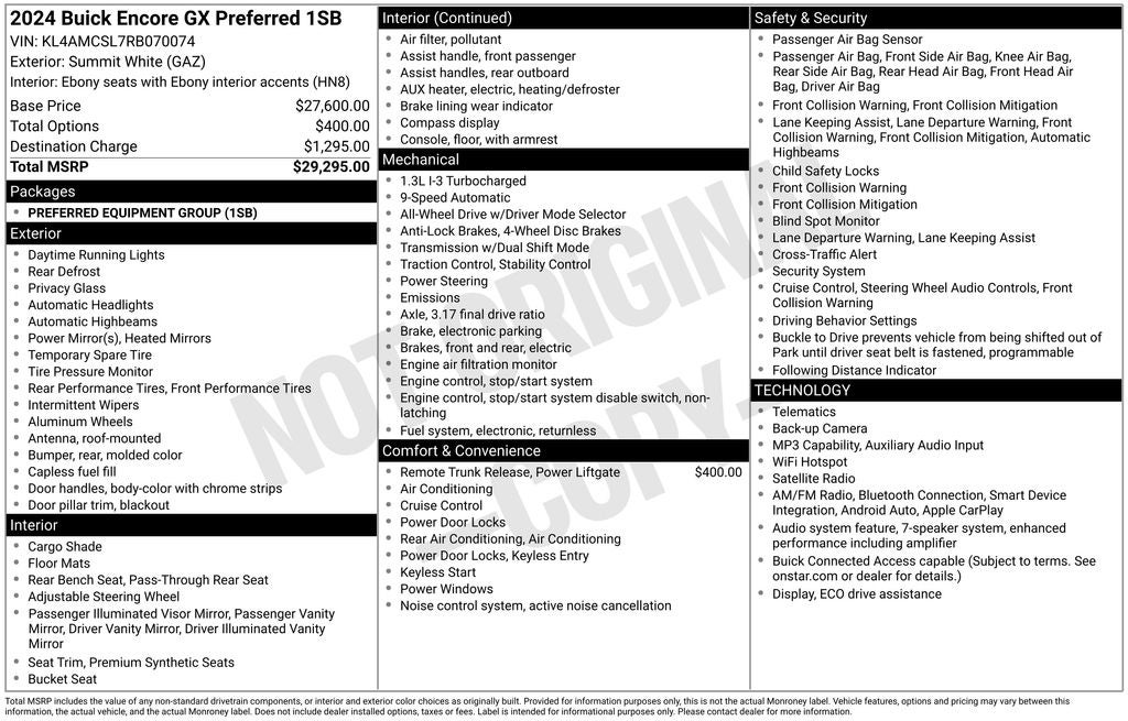 2024 Buick Encore GX Preferred
